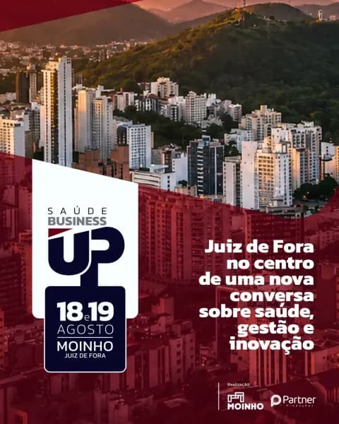Cartaz, Saúde Business UP, Juiz de Fora