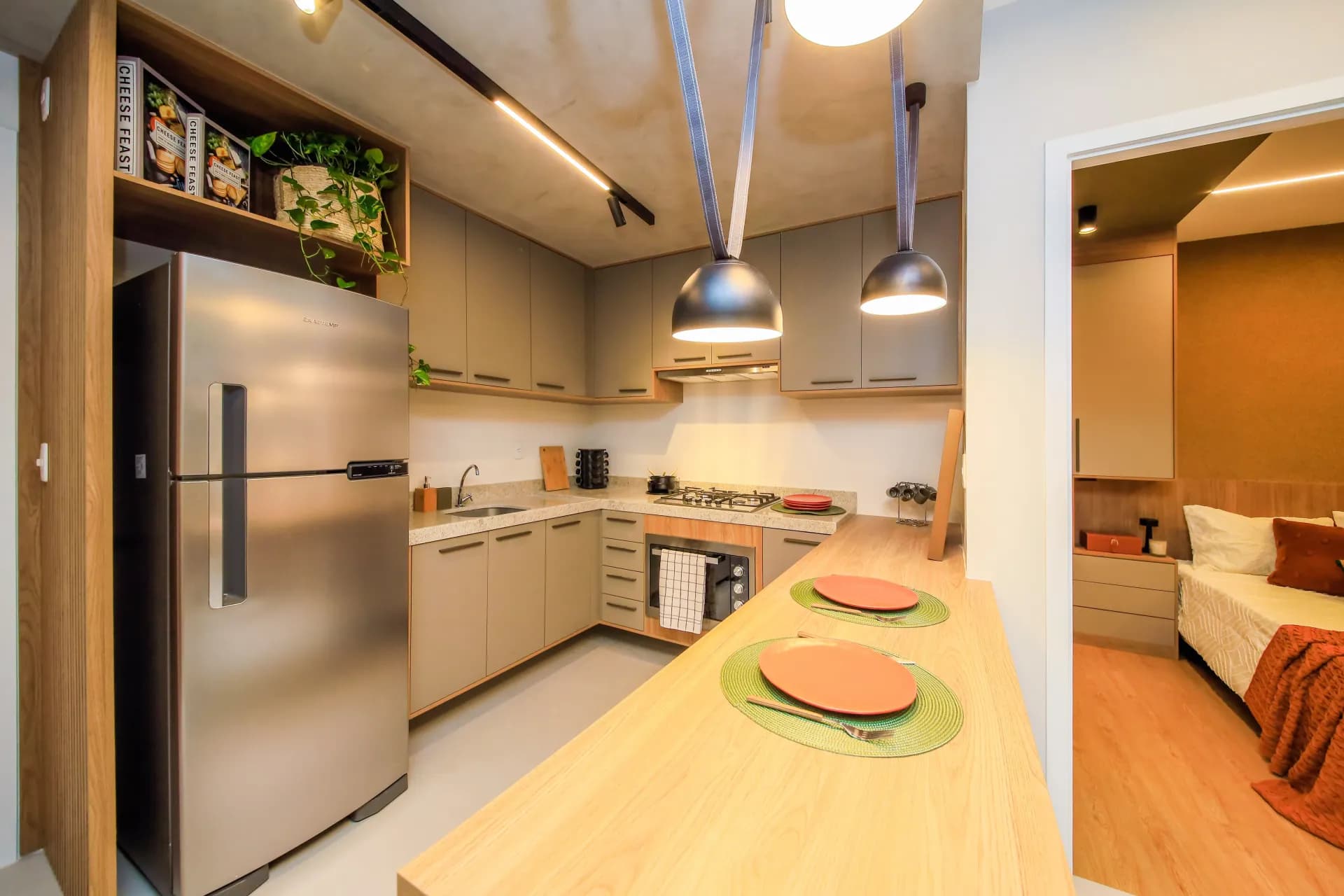 Apartamento decorado