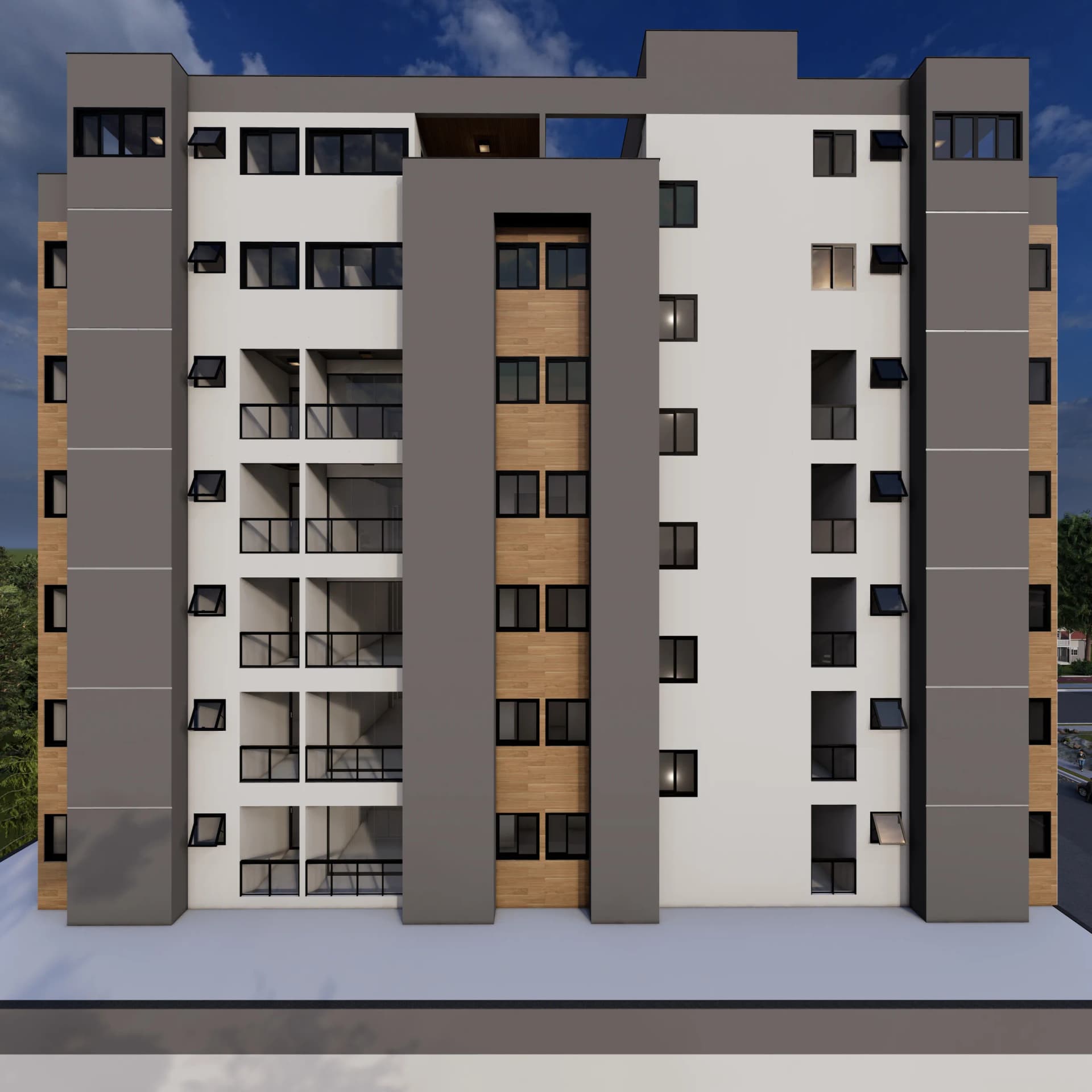 Fachada vista da rua (imagem ilustrativa), Residencial Gênova, Bandeirantes, Juiz de Fora, Residencial Gênova, Bandeirantes, Juiz de Fora