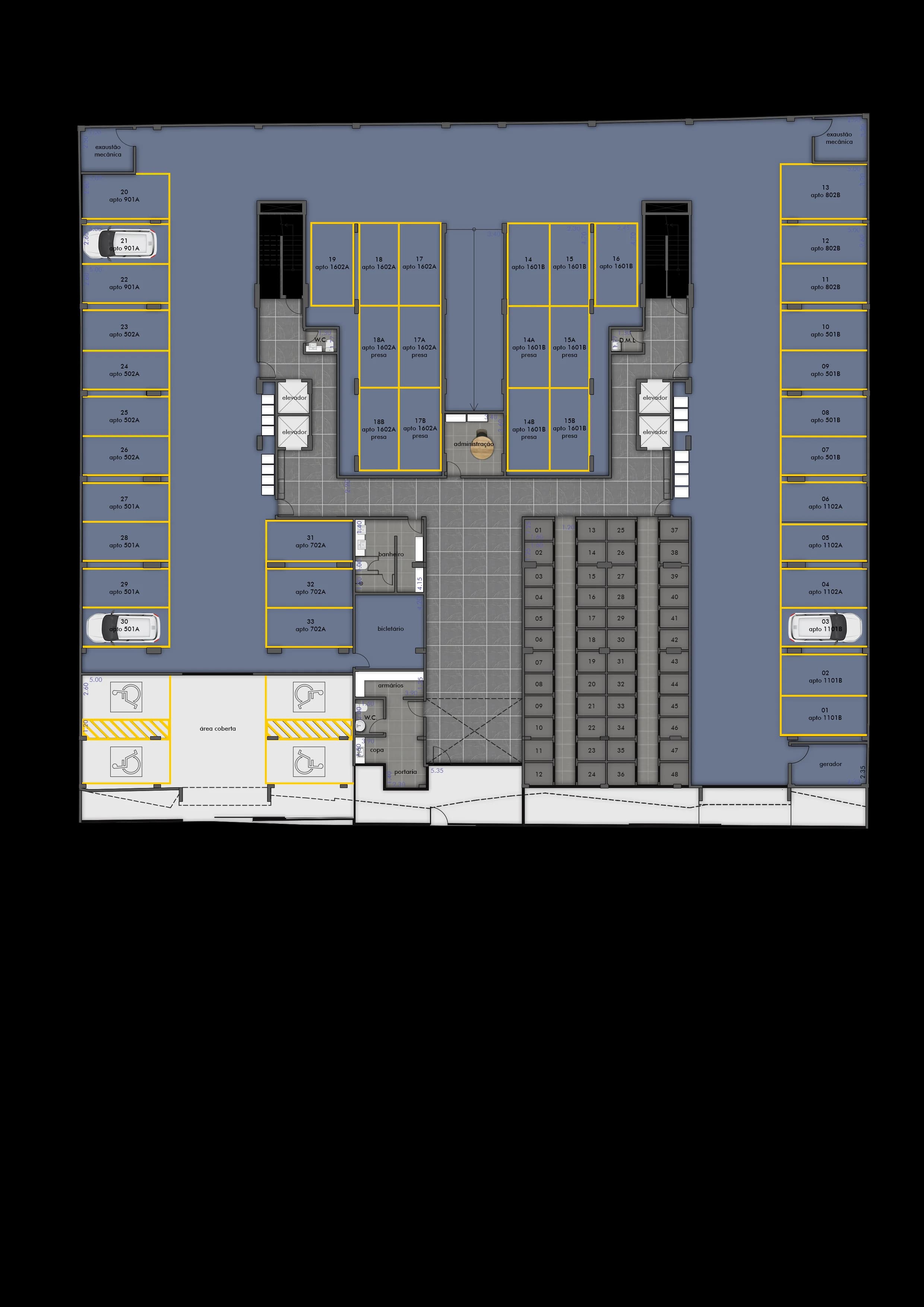 Térreo e garagem 1