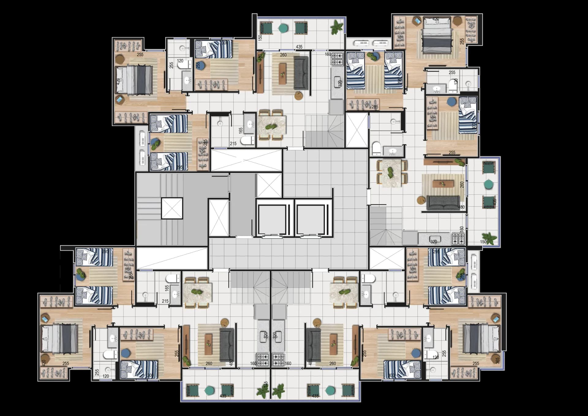 Duplex 1º pavimento humanizada