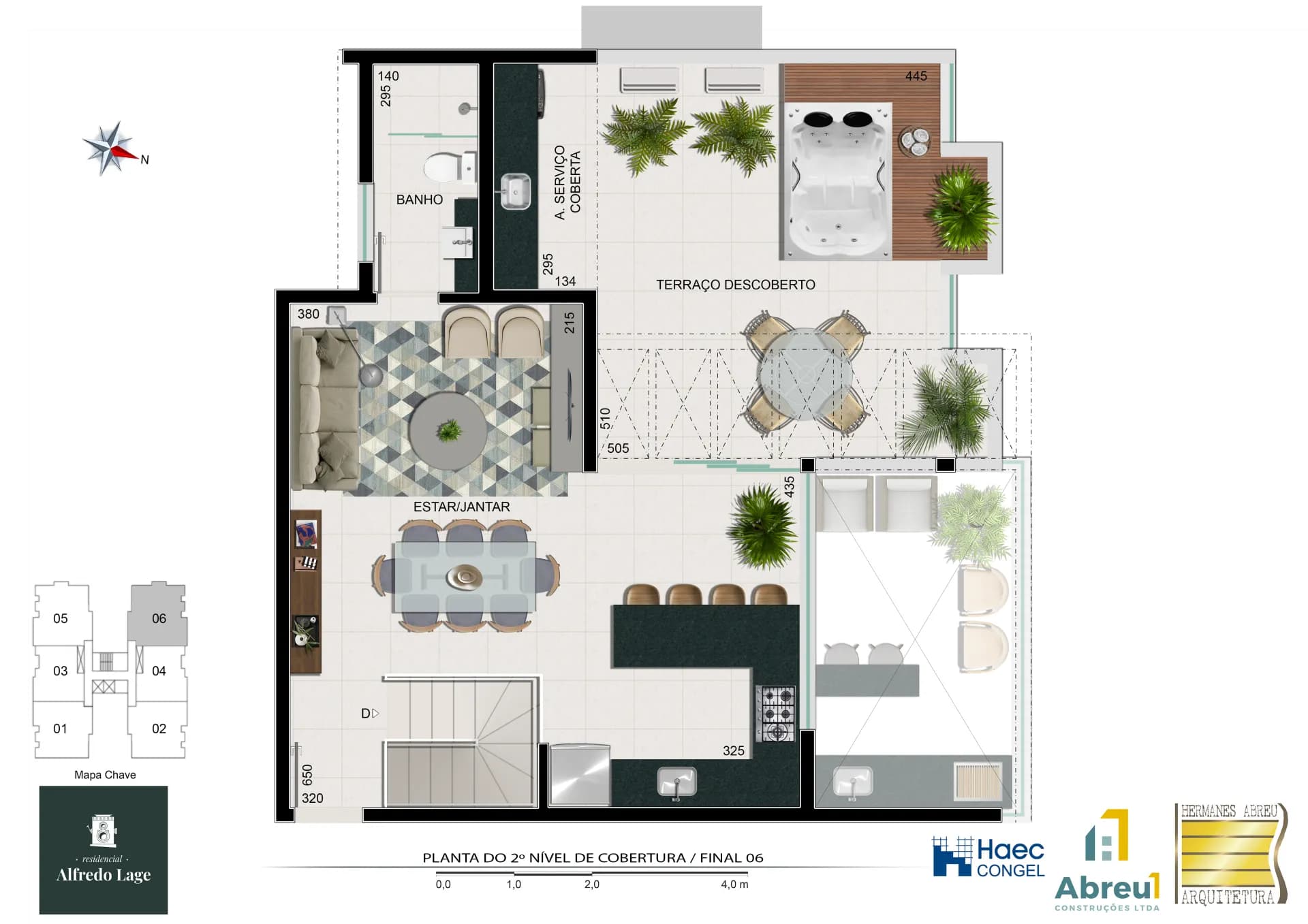 COBERTURA 2º PAV - COLUNA 06, Residencial Alfredo Lage, São Mateus, Juiz de Fora
