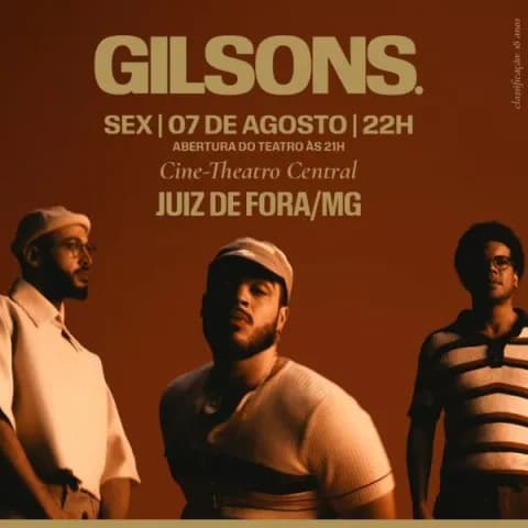 Cartaz, Gilsons, turnê Eu Vejo Luz, Juiz de Fora