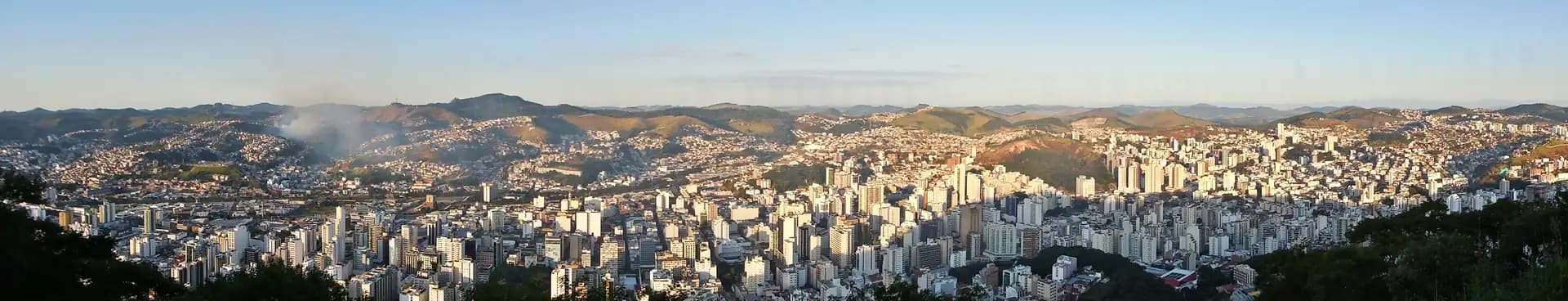 Vista panorâmica da cidade a partir do Morro do Imperador, Juiz de Fora